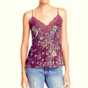 WAYF Metallic Floral Camisole Top - Size S
